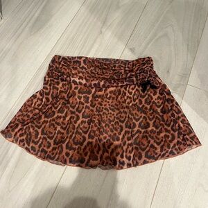 Tiger Mist Leopard Print mini Skirt